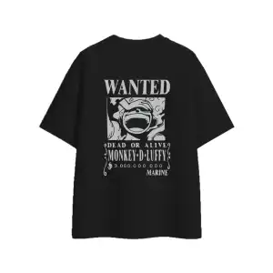 Camiseta Luffy WANTED miniatura 1